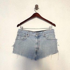 LF Furst Of A Kind High Rise Spliced Vintage Denim Shorts